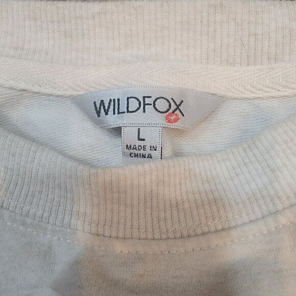 Wildfox Graphic Sweatshirt. Size L. - Picture 3 of 9